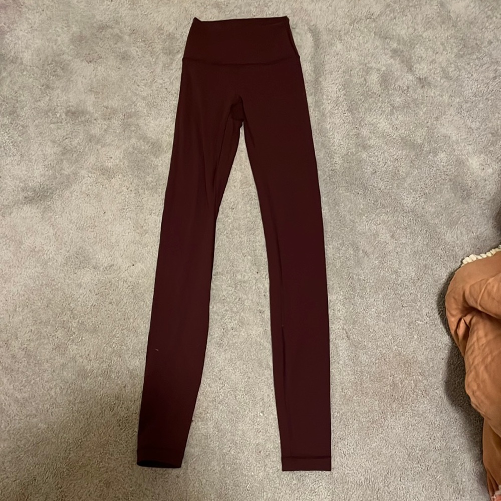 Lululemon leggings -maroon